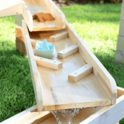 MUDDY BUDDY Waterbaan "Aqua Traveller" Naturel-wolkengrijs-petrol -Buitenspeelgoed Winkel muddy buddy waterbaan aqua traveller naturel wolkengrijs petrol a412418 3