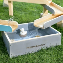 MUDDY BUDDY Waterbaan "Aqua Traveller" Naturel-wolkengrijs-petrol -Buitenspeelgoed Winkel muddy buddy waterbaan aqua traveller naturel wolkengrijs petrol a412418 4