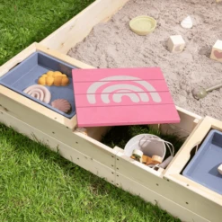 MUDDY BUDDY Zandbak "Beach Rebel" Naturel Poederroze 9 MUDDY BUDDY Zandbak "Beach Rebel" Naturel Poederroze -Buitenspeelgoed Winkel muddy buddy zandbak beach rebel naturel poederroze a412387 2