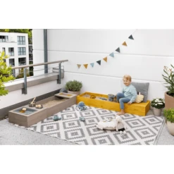 MUDDY BUDDY Zandbak "Flexy Style " Warm Grijs-oker 11 MUDDY BUDDY Zandbak "Flexy Style " Warm Grijs-oker -Buitenspeelgoed Winkel muddy buddy zandbak flexy style warm grijs oker a412733 4