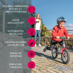 MySTOPY Wielrem Voor PUKY LR 1L Zwart -Buitenspeelgoed Winkel mystopy wielrem voor puky lr 1l zwart a381104 2