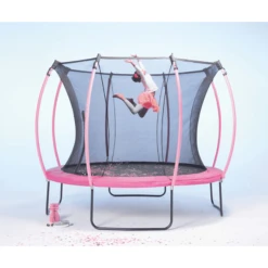 Plum ® Springsafe Trampoline Colour S 305 Cm Met Veiligheidsnet, Roze -Buitenspeelgoed Winkel plum springsafe trampoline colour s 305 cm met veiligheidsnet roze a308816 2