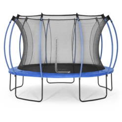 Plum ® Springsafe Trampoline Colour S 366 Cm Met Veiligheidsnet, Blauw -Buitenspeelgoed Winkel plum springsafe trampoline colour s 366 cm met veiligheidsnet blauw a308813 1