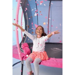 Plum ® Springsafe Trampoline Colour S 426 Cm Met Veiligheidsnet, Roze -Buitenspeelgoed Winkel plum springsafe trampoline colour s 426 cm met veiligheidsnet roze a308821 1