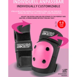 PROMETHEUS BICYCLES ® Beschermers Pads Set 6 In 1 Roze -Buitenspeelgoed Winkel prometheus bicycles beschermers pads set 6 in 1 roze a403277 3
