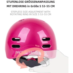 PROMETHEUS BICYCLES Fietshelm Maat S 53-55 Cm, Roze/wit, Roze/wit -Buitenspeelgoed Winkel prometheus bicycles fietshelm maat s 53 55 cm roze wit roze wit a253027 3