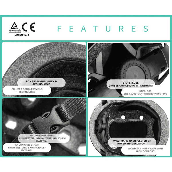 PROMETHEUS BICYCLES ® Fietshelm Maat XS 48-52 Cm Groen 6 PROMETHEUS BICYCLES ® Fietshelm Maat XS 48-52 Cm Groen - Afbeelding 4