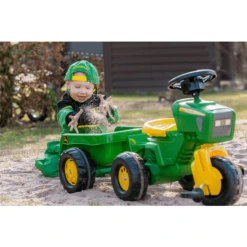ROLLY TOYS RollyTrac John Deere Met RollyKid Trailer En RollySoundwheel 052769 -Buitenspeelgoed Winkel rolly toys rollytrac john deere met rollykid trailer en rollysoundwheel 052769 a166871 3