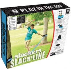 Slackers® Slackline Classic Plus Teaching Line -Buitenspeelgoed Winkel slackers slackline classic plus teaching line a286625 4