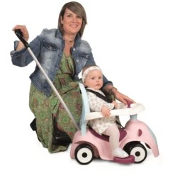 Smoby 3- In- 1 Maestro Rose Ride-on Voertuig -Buitenspeelgoed Winkel smoby 3 in 1 maestro rose ride on voertuig a316428 1