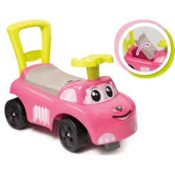 Smoby Mijn Eerste Loopauto Pink -Buitenspeelgoed Winkel smoby mijn eerste loopauto pink a276523 2