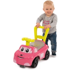 Smoby Mijn Eerste Loopauto Pink -Buitenspeelgoed Winkel smoby mijn eerste loopauto pink a276523 3