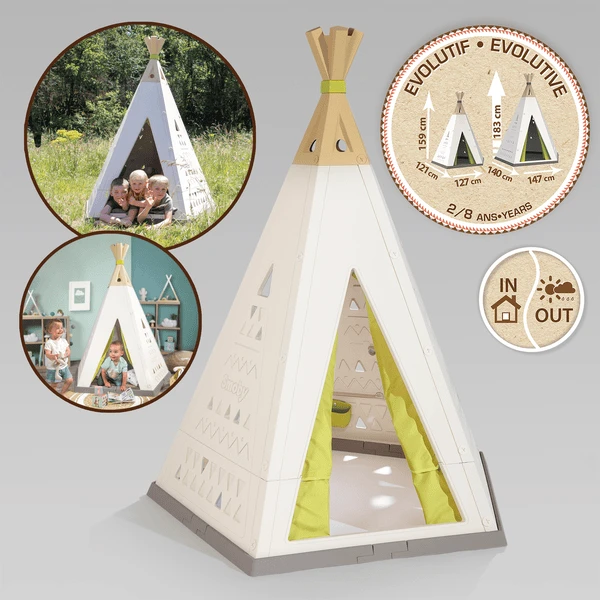 Smoby Speeltent Tipi 4 Smoby Speeltent Tipi - Afbeelding 2