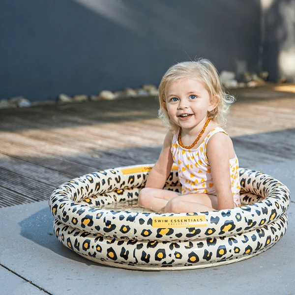 SWIM ESSENTIALS Swim Essential S Print Ed Baby Pool Beige Luipaard 60 Cm 2 Ringen 4 SWIM ESSENTIALS Swim Essential S Print Ed Baby Pool Beige Luipaard 60 Cm 2 Ringen - Afbeelding 2