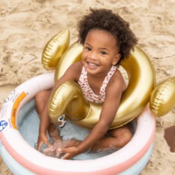 SWIM ESSENTIALS Swim Essential S Zwemband Splitring Zwaan Goud 55 Cm -Buitenspeelgoed Winkel swim essential s zwemband splitring zwaan goud 55 cm a359642 2