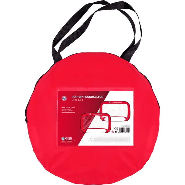 XTREM Toys And Sports - FC Bayern München Pop-Up -Set Van 2 Voetbalgoals 5 XTREM Toys And Sports - FC Bayern München Pop-Up -Set Van 2 Voetbalgoals - Afbeelding 3